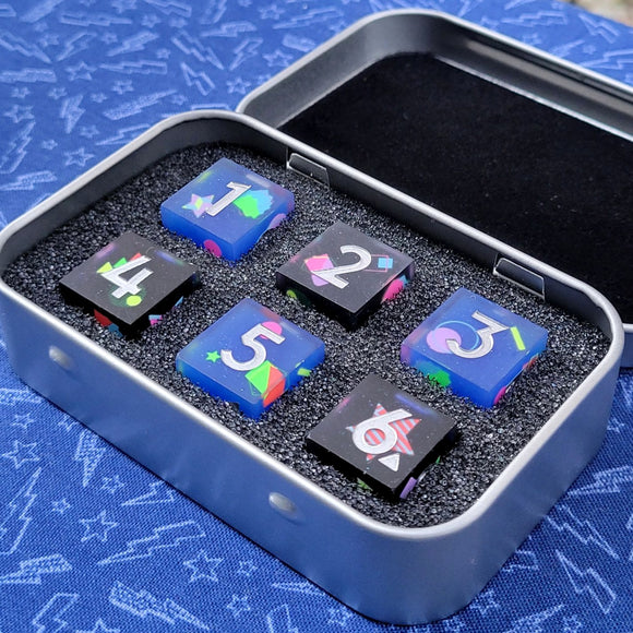 PREORDER Arcade Carpet 6 Piece d6 Dice Set